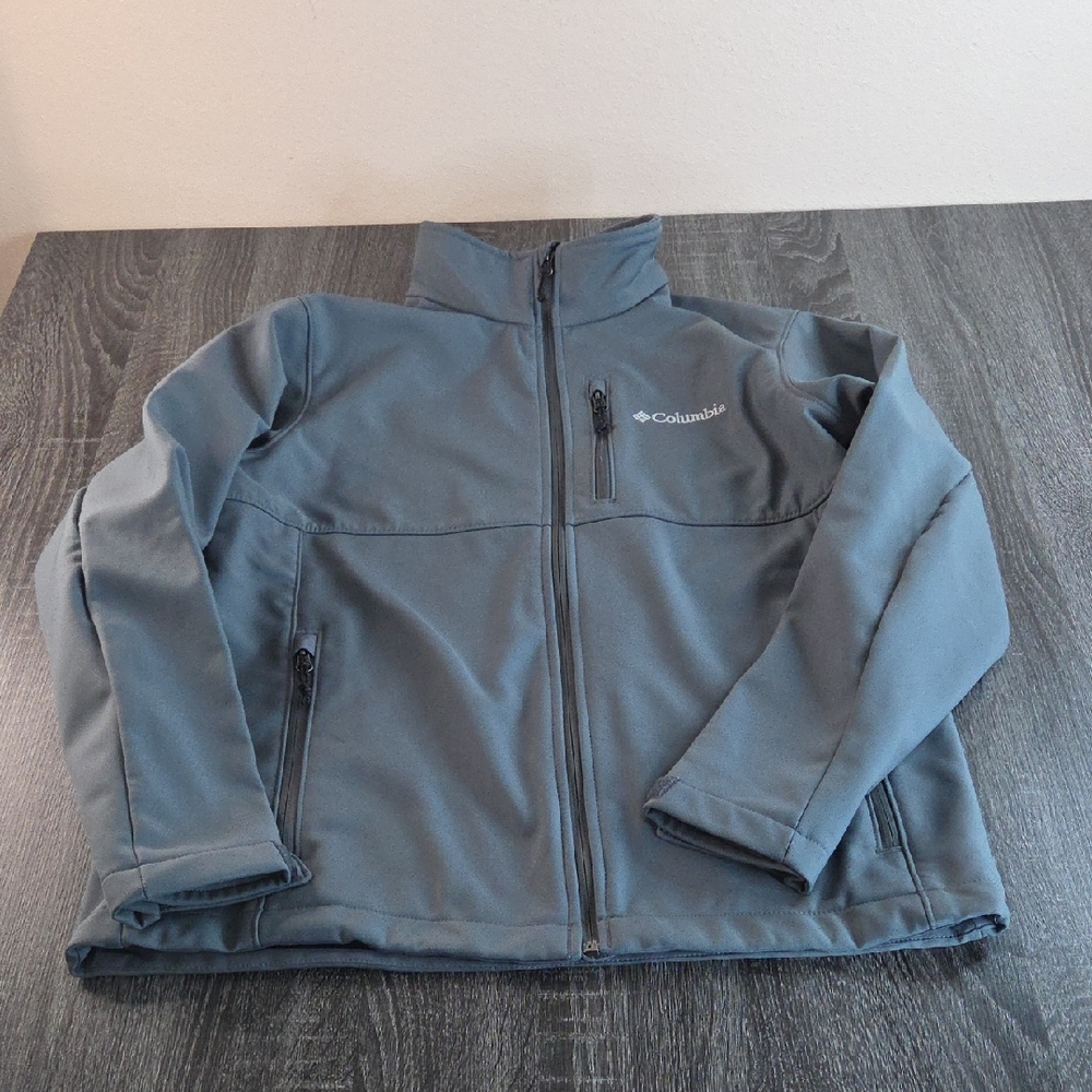 Columbia Ascender Mens M  Soft Shell Jacket.  Graphite Gray. Ultimate Warmth - Picture 3 of 16